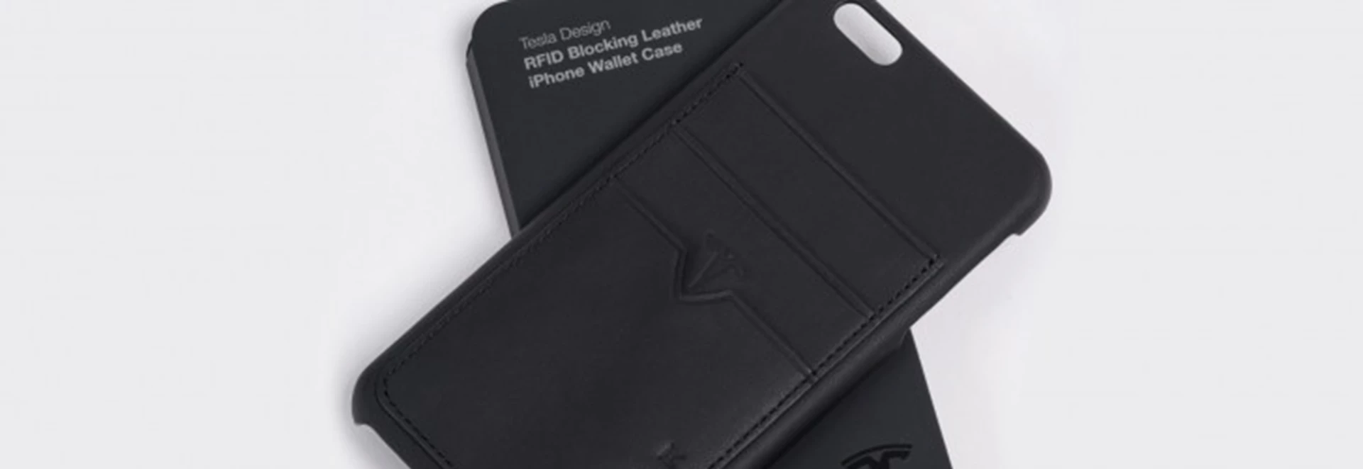 Tesla iPhone case made from seats 
